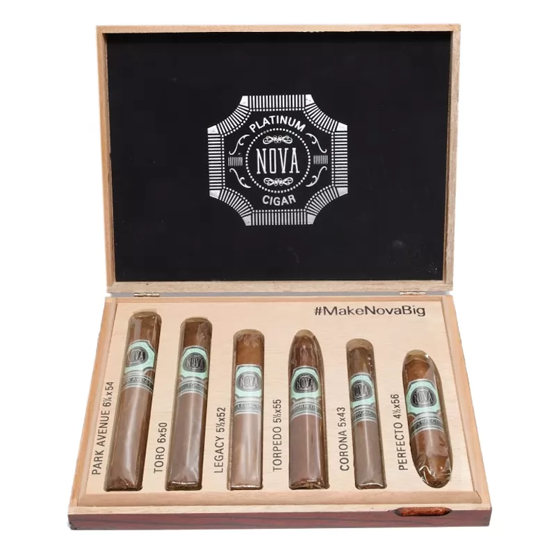 Limited Edition Platinum Nova Cigars Sampler Box